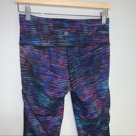 Athleta Leggings Size‎ Small Interstellar High-Rise Mesh Chaturanga Tight 7/8 - Picture 5 of 11